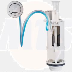 5017134116472 WIRQUIN KAYLA PNEUMATIC SINGLE FLUSH OUTLET VALVES, with 2" C/W 72 mm button DVA0500