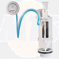 5017134116472 WIRQUIN KAYLA PNEUMATIC SINGLE FLUSH OUTLET VALVES, with 2" C/W 72 mm button DVA0500