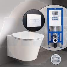 Ideal Standard Connect Air Aquablade Wall-hung WC + Grohe Concealed Cistern Set  E005401
