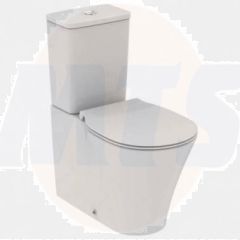 Ideal Standard Imagine Aquablade Connect Air toilet seat E036501 white, hinge stainless steel, sandwich Standard Close U855401 /  E8894 / E8895 