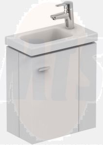 Ideal Standard Spares Concept Space 450 x 250mm wall hung Guest basin unit with L shaped door - Right hand - White -E0371WG