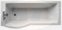 Ideal Standard  Tempo Arc 170cm Shower bath - Right hand - no tapholes  E256701