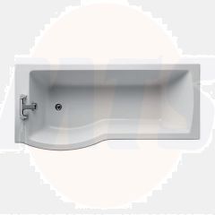 Ideal Standard  Tempo Arc 170cm Shower bath - Left hand - no tapholes  E256801