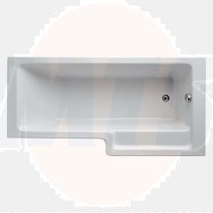 Ideal Standard  Tempo Cube 170cm shower bath - Right hand - no tapholes  E259401