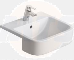 Ideal Standard  Concept Cube 50cm semi countertop basin - one taphole  E310201