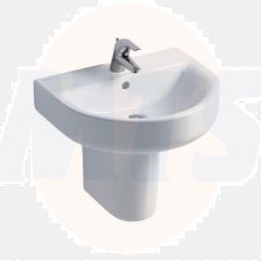 Ideal Standard  Concept Arc 55cm pedestal basin - one taphole  E785201