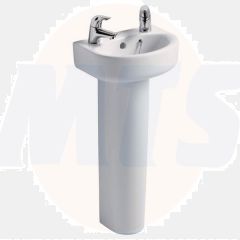 Ideal Standard  Concept Arc 35cm hand rinse basin - two tapholes  E793201