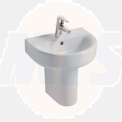 Ideal Standard  Concept Arc 45cm hand rinse basin - one taphole  E796601