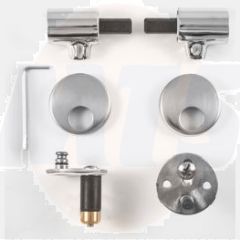 ETA067-CP HINGES SET FOR REVE SEAT CUSHION JACOB DELAFON Reve (previous year 2014) seat hinges set