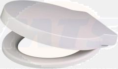 Euroshowers 87360 Round Soft Close Toilet Seat White 400 mm x 420 mm