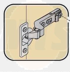 Ideal Standard Spares STANDARD HINGE (INC MOUNTING PLATE) EV69567