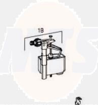 Evolut - Undercounter Cistern 868001 Compact float valve