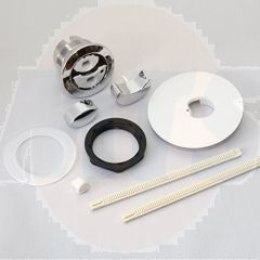 Fastpart Ideal Standard Armitage Shank Dual Flush Push Button with a Large White round Plate S4496AA