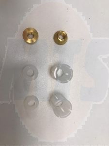 Fischer Toilet Seat Fixing Set FAW S01128 - Secure and Reliable Installation