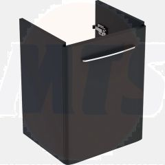 Geberit Selnova Square base: B=46.4cm, H=19.3cm, T=38cm, lava / matt coated  501.954.00.1