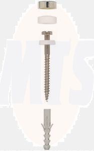 Fischer FAW TOILET SEAT FIXING SET 8001132055106