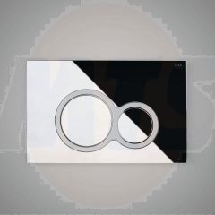 RAK Ecofix Round Push Plate For All Conc Cist FS04RAKCPB8C Bathroomsuites