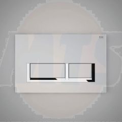 RAK Ecofix Rectangular Push Plate For Conc Cist FS04RAKCPM8C Bathroomsuites