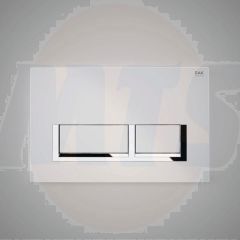 RAK Ecofix White Fp With Polished Cp Surrounding R FS04RAKWHRE8C Bathroomsuites