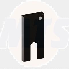 RAK Obelisk Cistern Cabinet For Btw Pan In Black FS12RAKCABBLK Bathroomsuites