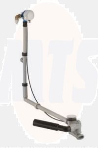 Geberit bathtub drain with rotary operation and feed d52 u for special pan prefabricated set - . 150 711 211