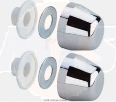 Geberit Caps decorative chrome  Geberit - 217.713.46.1 / MOUNT FOR URINAL JIKA GOLEM CHROME CAPS H8903490008911 / GEBERIT  / LAUFEN