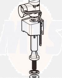 Geberit filling valve universal impulse Basic 340 3/8 "power bottom - 136.708.00.1