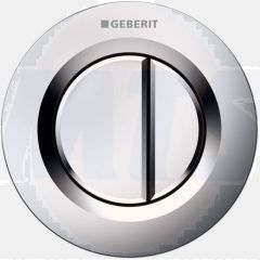Geberit 116.043.46.1 01, Recessed, Remote Control for Dual Flush Pneumatic Button, for Sigma 8 cm Matt Chrome