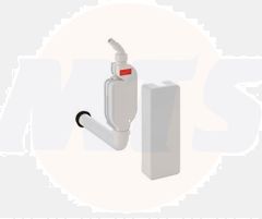 Geberit 152.768.11.1 – Siphon Seen, with hose connection and Cap 152768111