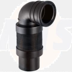 Geberit 241.521.00.1 PE connecting bend, extendable