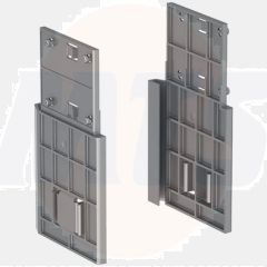 Geberit 243.447.JF.1 Geberit  243447JF1 Side part extension for Geberit Monolith sanitary module for WC and bidet: mid-grey pearl mica