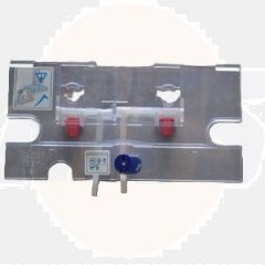 Geberit and Sanit  Transparent cover of mounting plate for large Flush