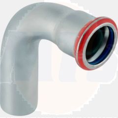 GEBERIT Mapress CSt. Bend Plain End FKM 90 d15mm