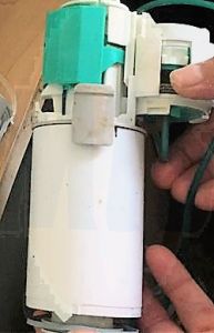 Geberit Pneumatic flush valve for Cisterns for low height furniture 241.415.00.1/240.573.00.1/240.575.00.1