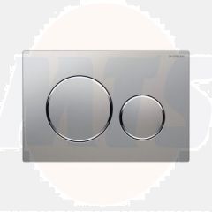 Geberit Sigma20 Dual Flush Plate, Matte Chrome 115.882.KN.1 