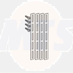 Geberit slotted Geberit with screws 241017001