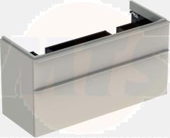Geberit Smyle Square 1200mm double washbasin unit 2 drawer sand  500.356.JL.1