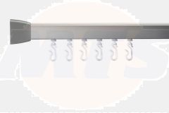 Croydex GP85100 915mm 800 Straight Rail Silver