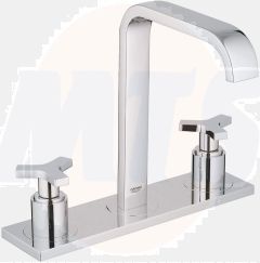 GROHE 20143000 Allure Three-Hole Basin Mixer Tap - chrome