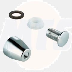 Grohe 37125000 Dal Stopper & Rossette blind plug 37125 chrome 37125000