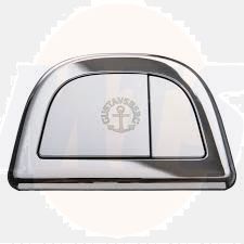 Gustavsberg Nautic actuator Dual flush Flat Version 9GN01161 Deep - 53 mm Length - 58 mm Width - 87 mm