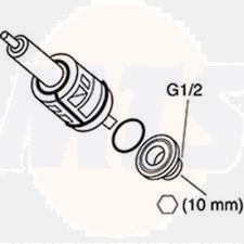 Gustavsberg Chrome Diverter   GB41636577 01