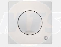 Gustavsberg Front operated 6l single flush/push-button White plastic round GB1921102030
