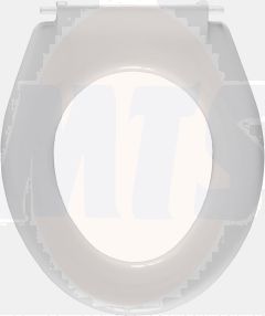 Hamberger Sani Military Haro Plus 9 Toilet Seat for Children Toilet without Lid and Stainless Steel, Set of 1, White, 23D