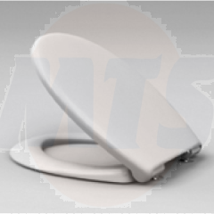 Haro Como Standard Toilet Seat and cover with Soft Close Fast Fix Hinges
