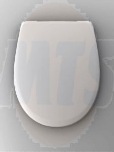 Haro WC seat Corfu 520133 white stainless steel hinges, softclose C0202Y HINGES