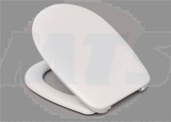Haro / Hamberger toilet seat Deltano with stainless steel FastFix nut B0302Y white 4016959014582