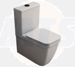 Hatria Erika Pro Q white soft-close toilet seat Y1FUT01 