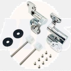 Heritage Solid Wood Toilet Seat Hinge Set Top Fixing Hg-WL8045W