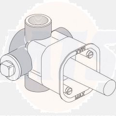 The Ideal Standard Concealed Kit 1 A2754NU features an automatic 3/2 way diverter designed to seamlessly switch water flow between different outlets. 